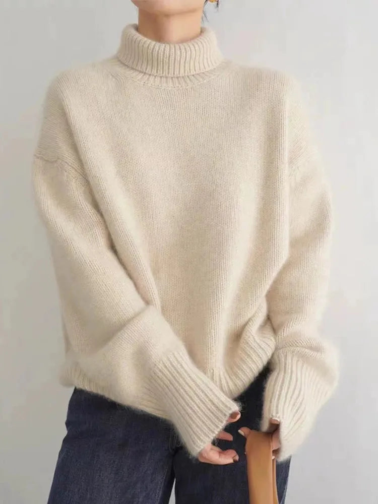 ISABELLA CASHMERE HÖGHALSAD TRÖJA 