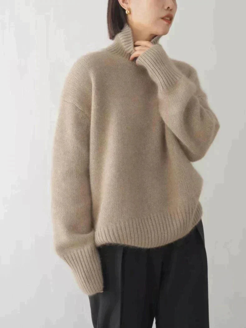 ISABELLA CASHMERE HÖGHALSAD TRÖJA 